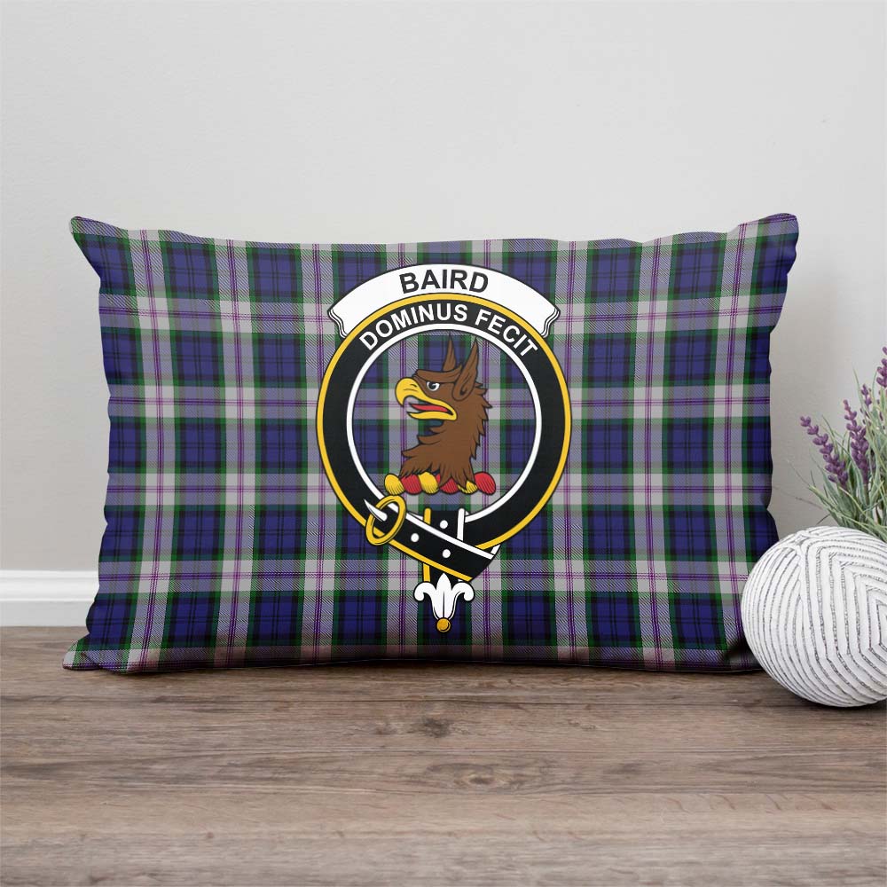 Baird Dress Tartan Pillow Cover with Family Crest Rectangle Pillow Cover - Tartanvibesclothing