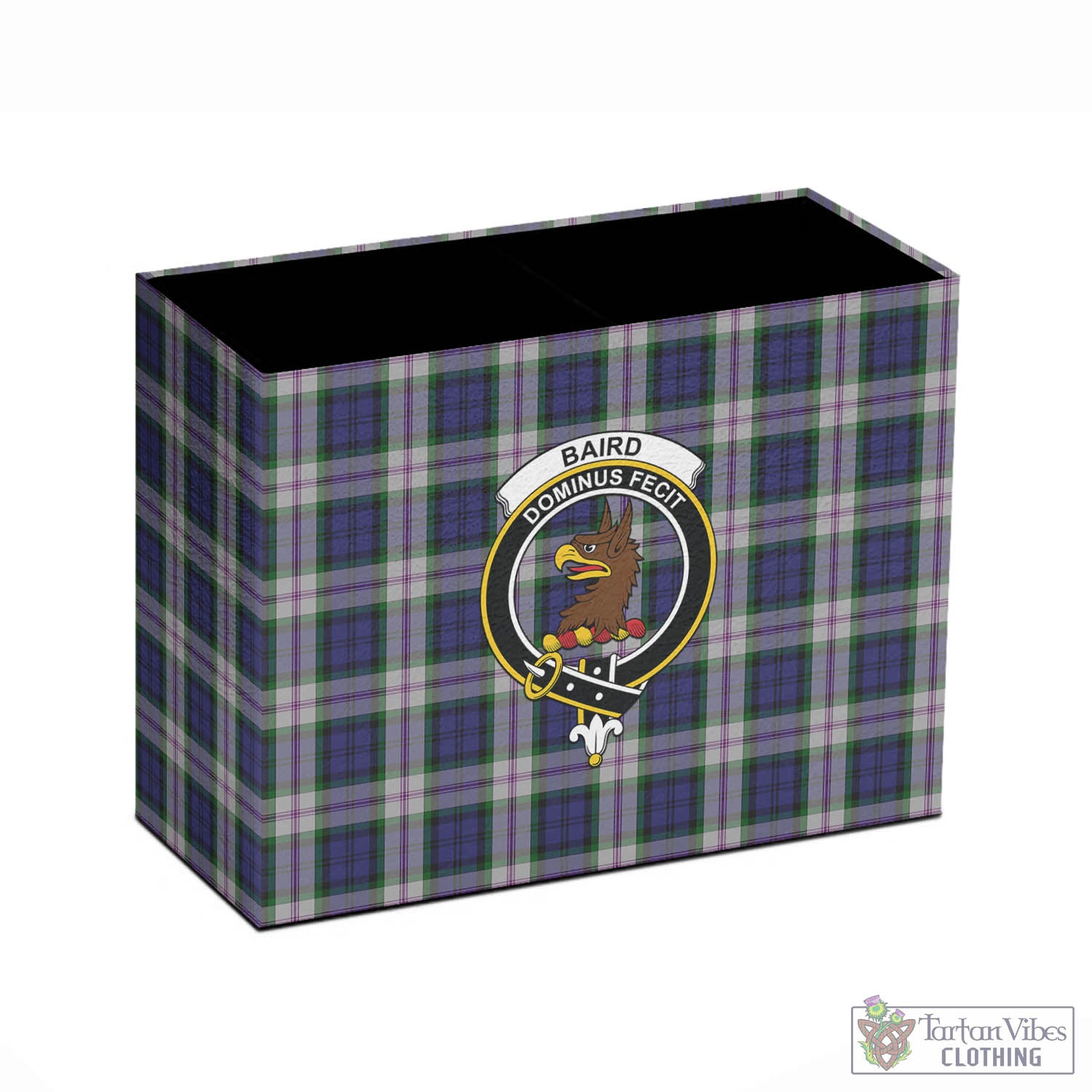 Tartan Vibes Clothing Baird Dress Tartan Pen Holder with Family Crest