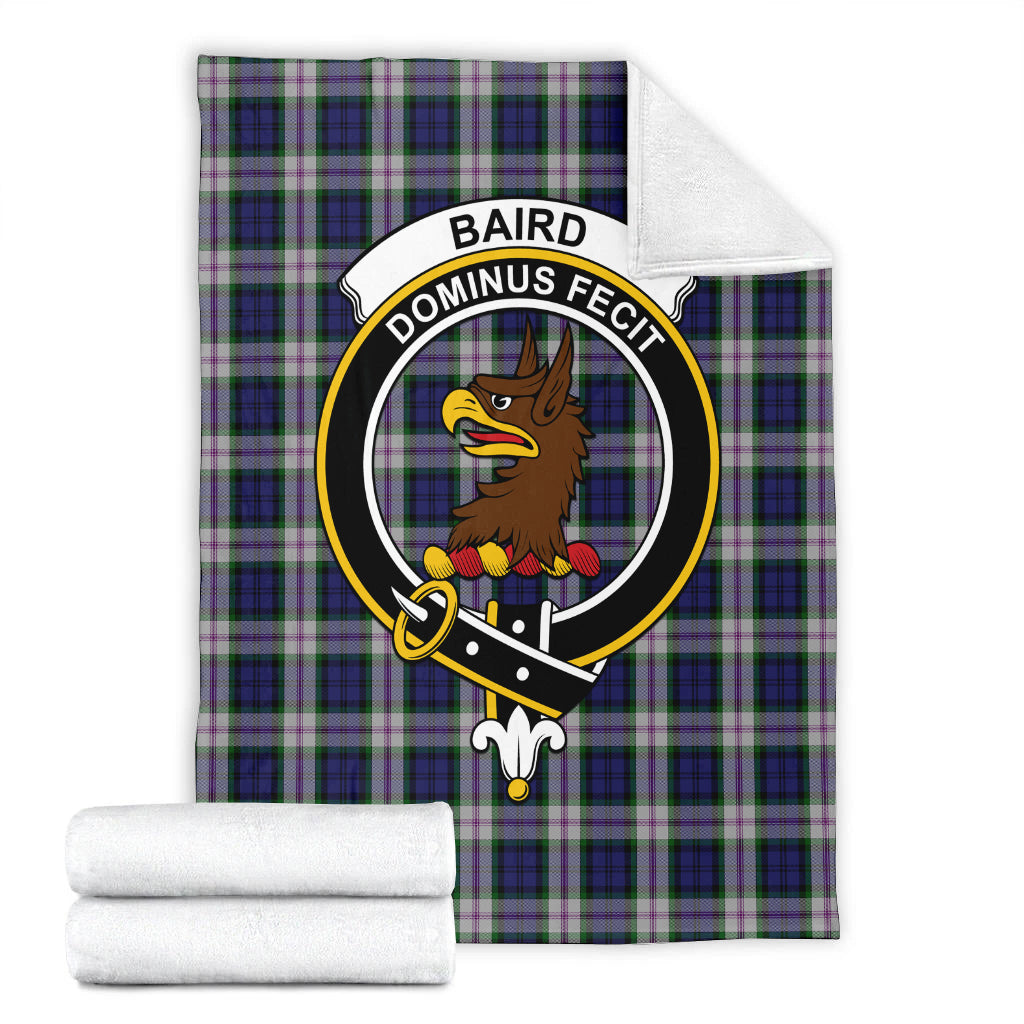 Baird Dress Tartan Blanket with Family Crest - Tartan Vibes Clothing