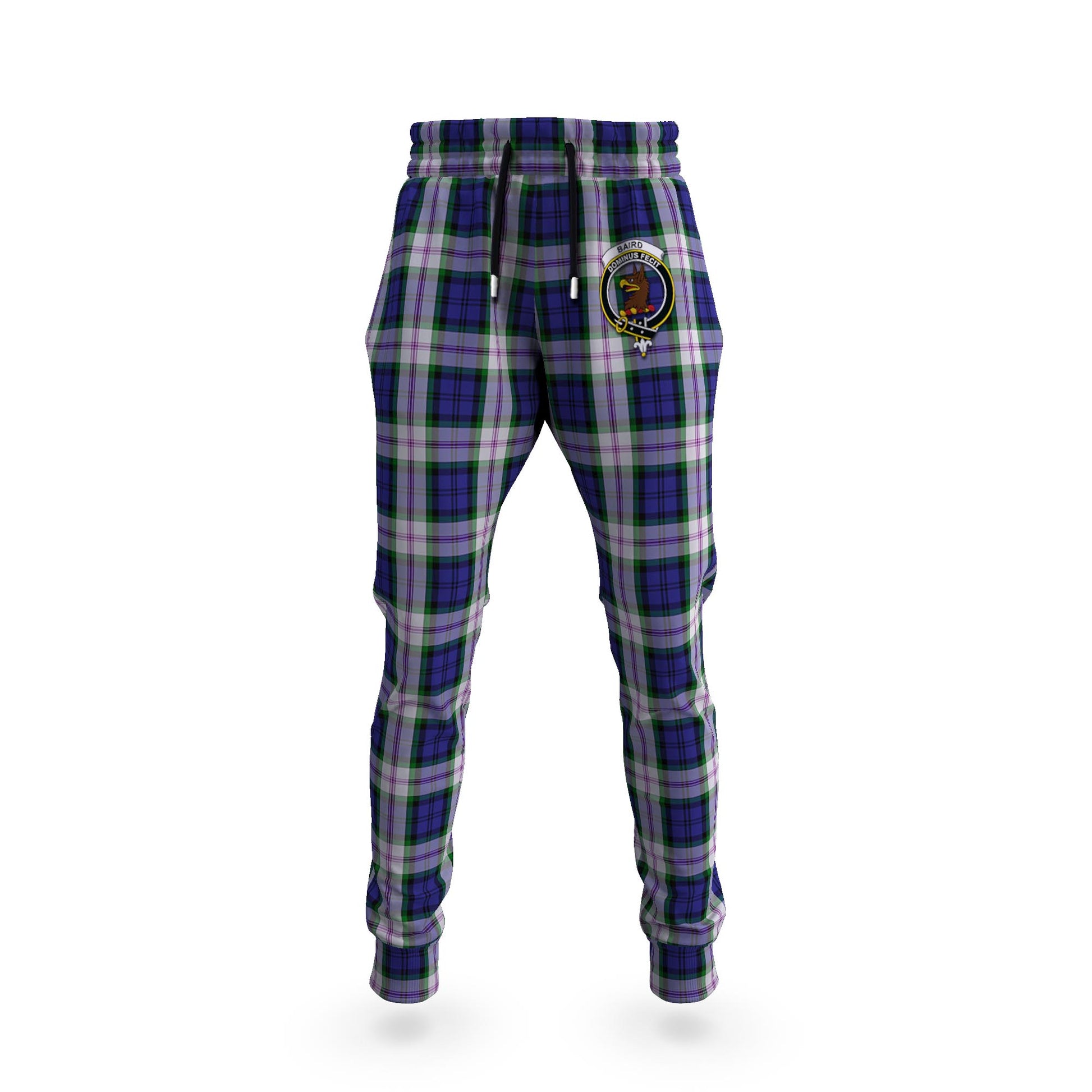 Baird Dress Tartan Joggers Pants with Family Crest 5XL - Tartan Vibes Clothing