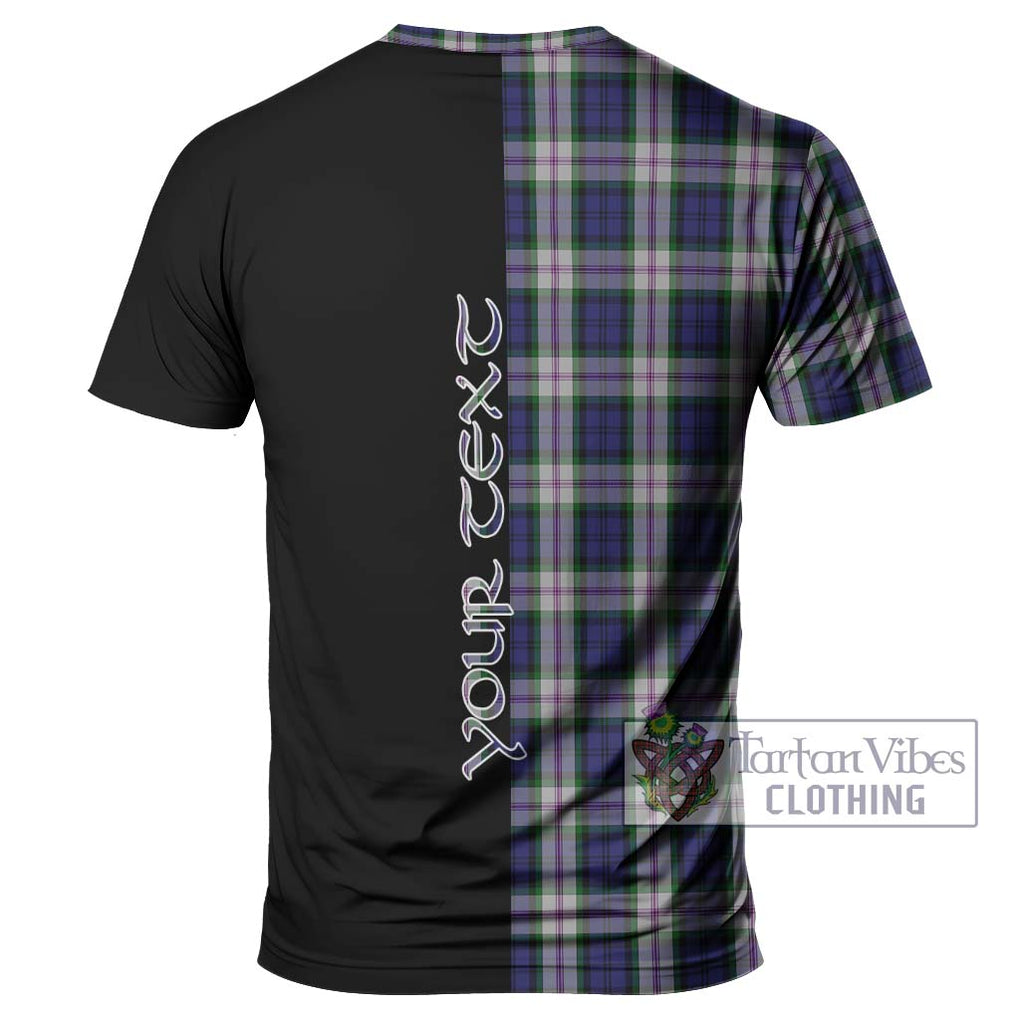 Baird Dress Tartan T-Shirt with Family Crest and Half Of Me Style - Tartanvibesclothing Shop