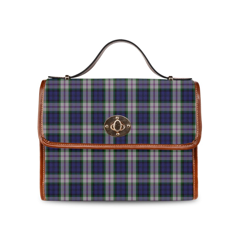 Baird Dress Tartan Leather Strap Waterproof Canvas Bag - Tartanvibesclothing