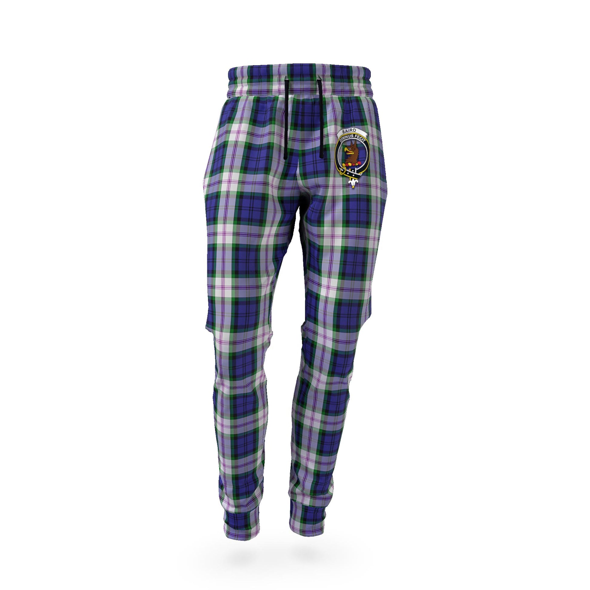 Baird Dress Tartan Joggers Pants with Family Crest - Tartan Vibes Clothing