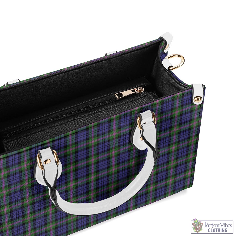 Tartan Vibes Clothing Baird Modern Tartan Luxury Leather Handbags