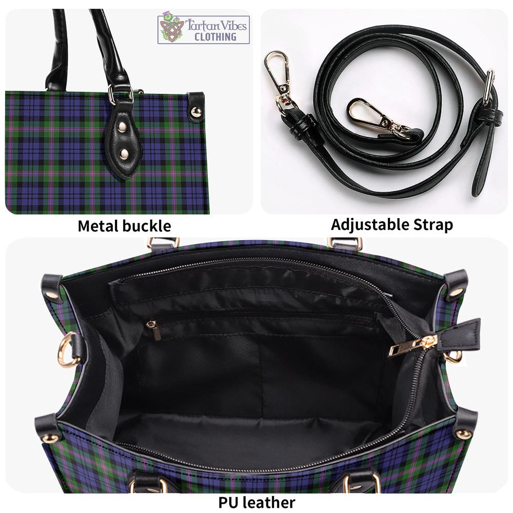 Tartan Vibes Clothing Baird Modern Tartan Luxury Leather Handbags