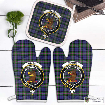 Baird Modern Tartan Combo Oven Mitt & Pot-Holder with Family Crest