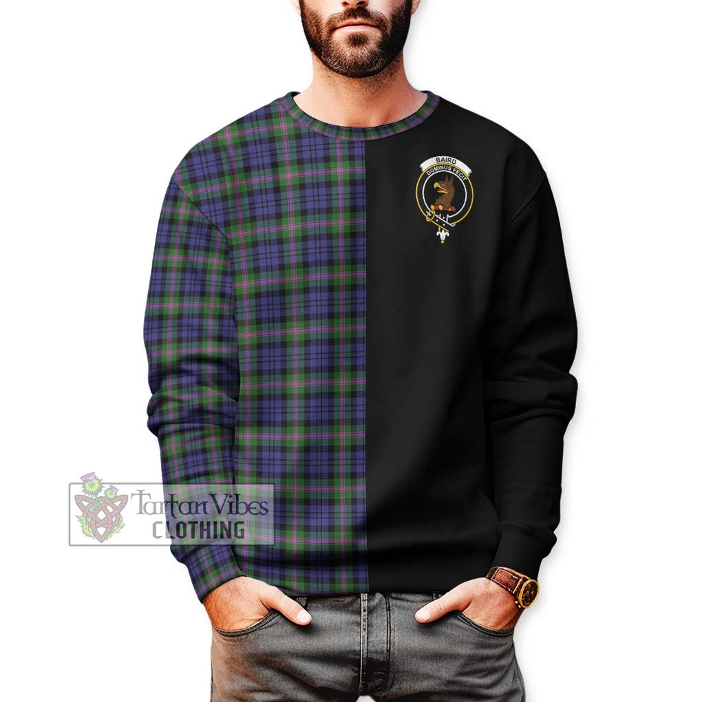 Baird Modern Tartan Sweatshirt with Family Crest and Half Of Me Style Unisex - Tartanvibesclothing Shop