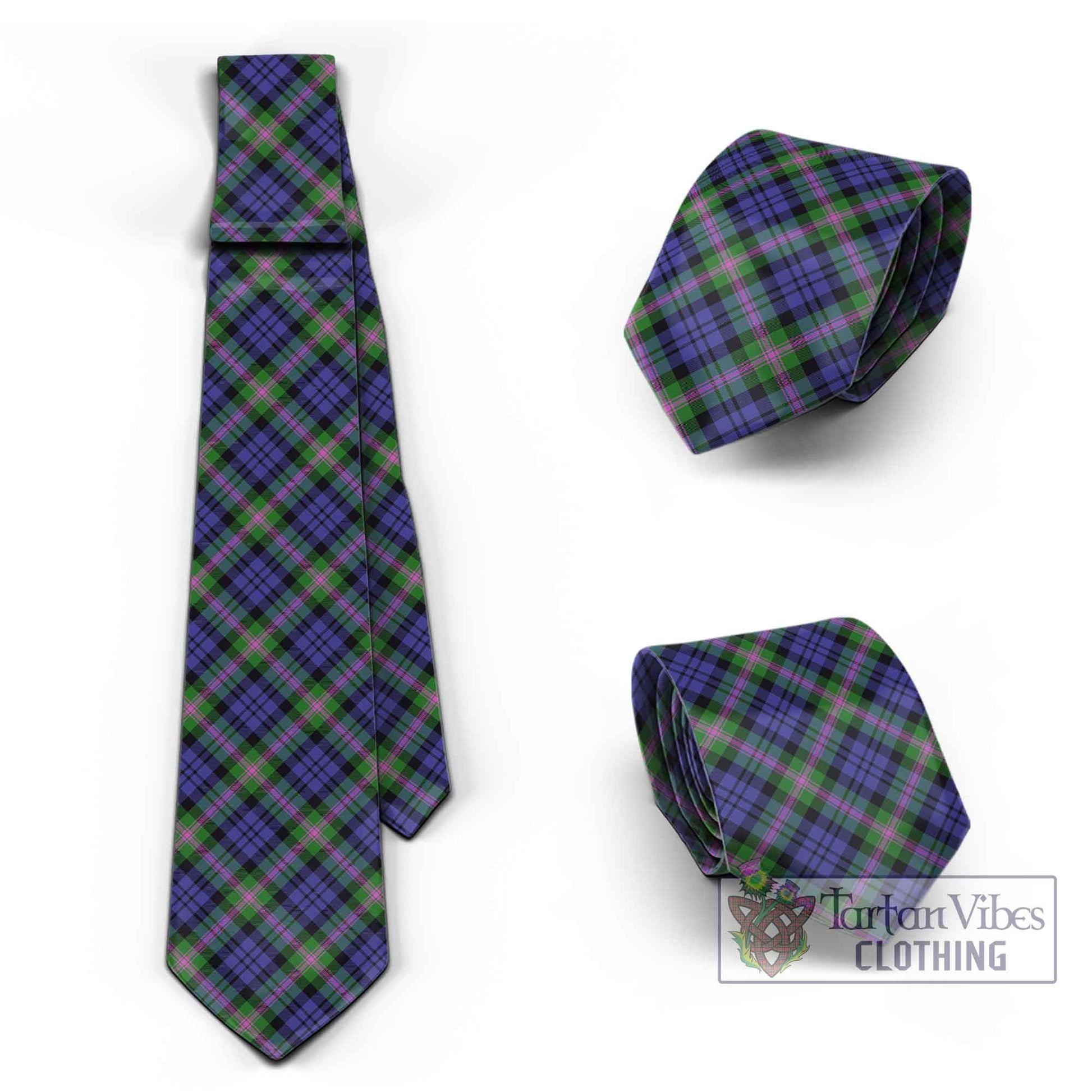 Tartan Vibes Clothing Baird Modern Tartan Classic Necktie Cross Style