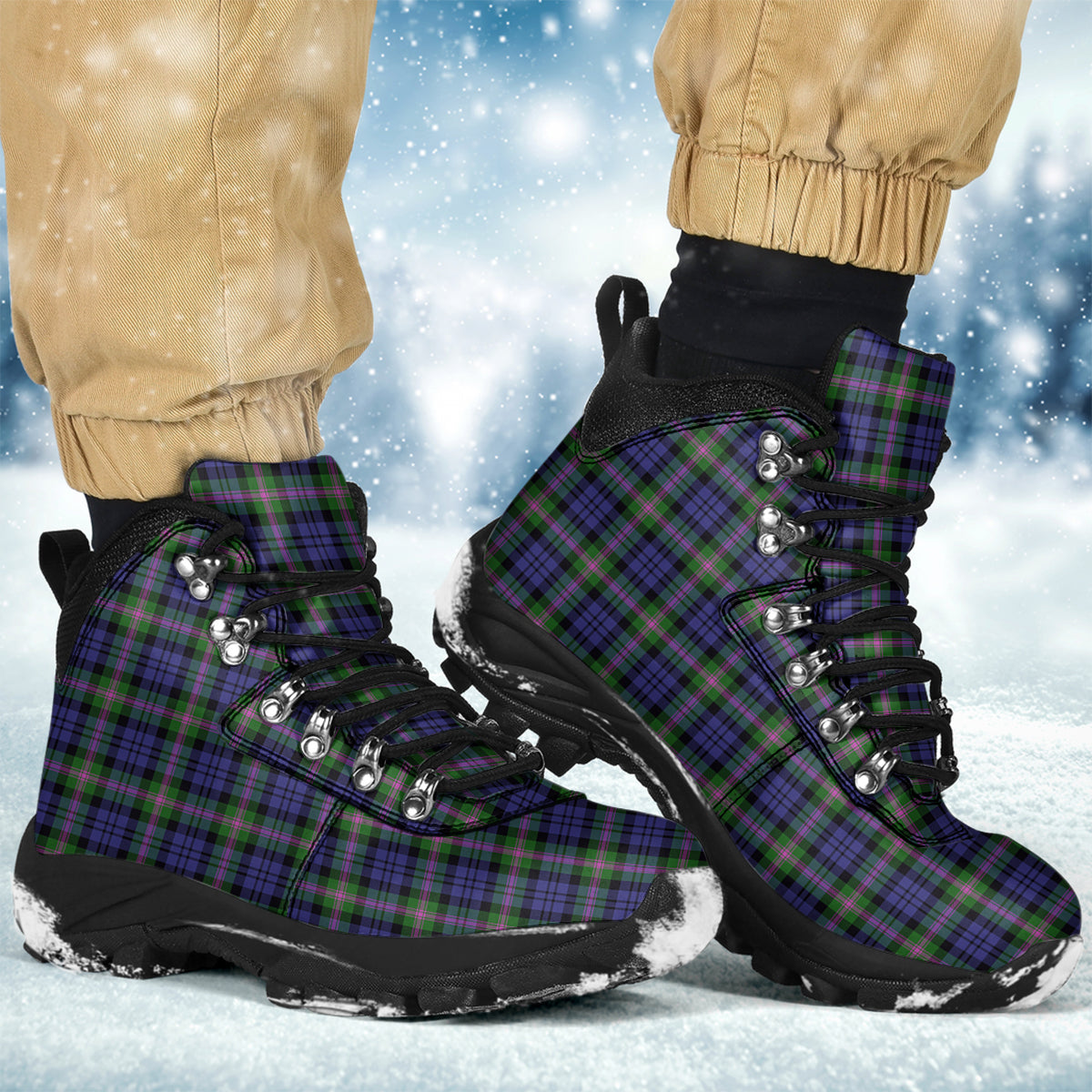 Baird Modern Tartan Alpine Boots - Tartanvibesclothing