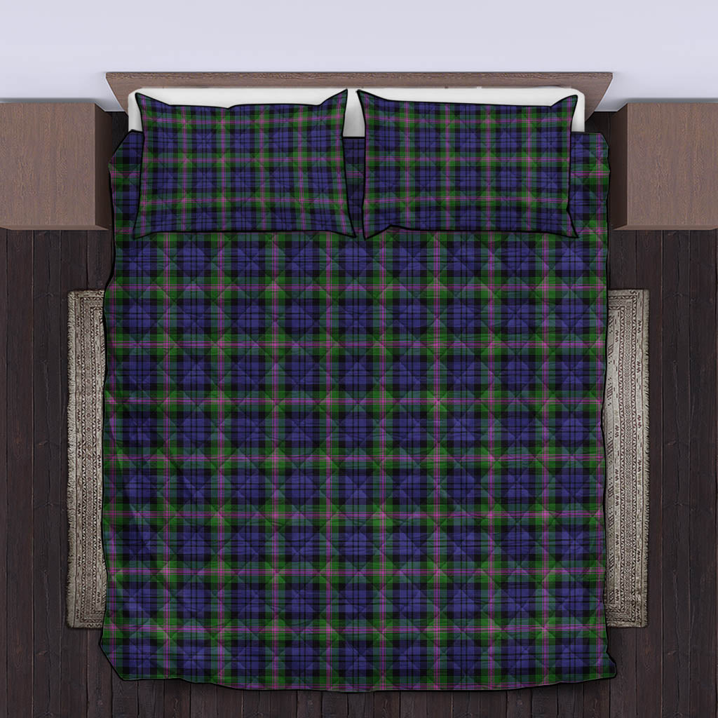 Baird Modern Tartan Quilt Bed Set King - Tartan Vibes Clothing