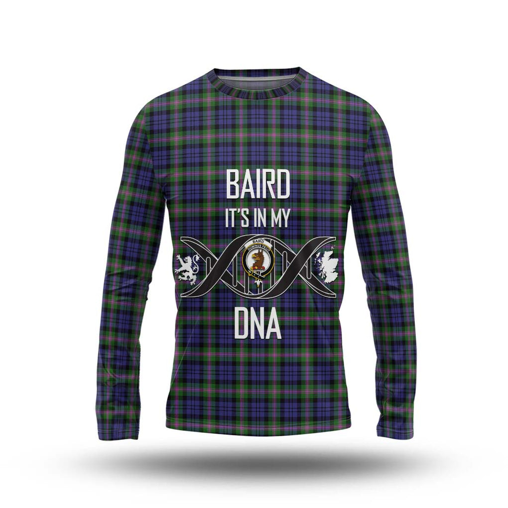 Baird Modern Tartan Long Sleeve T-Shirt with Family Crest DNA In Me Style Unisex - Tartanvibesclothing Shop