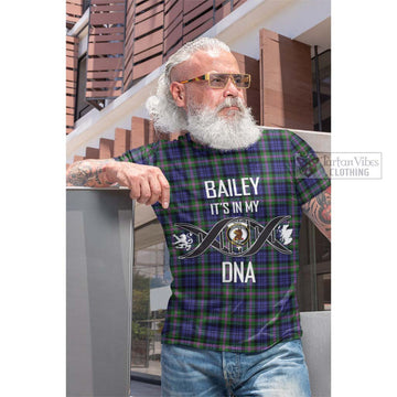 Baird Modern Tartan Cotton T-shirt with Family Crest DNA In Me Style