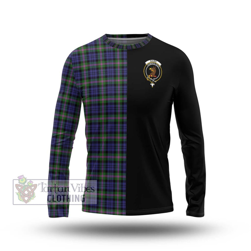 Baird Modern Tartan Long Sleeve T-Shirt with Family Crest and Half Of Me Style Unisex - Tartanvibesclothing Shop