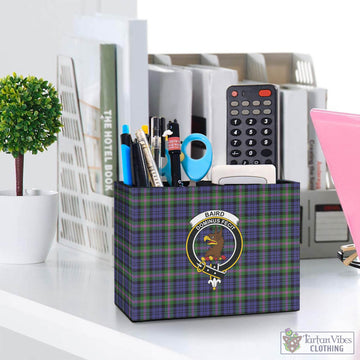 Baird Modern Tartan Pen Holder with Family Crest