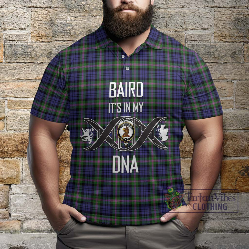 Baird Modern Tartan Polo Shirt with Family Crest DNA In Me Style Kid - Tartanvibesclothing Shop