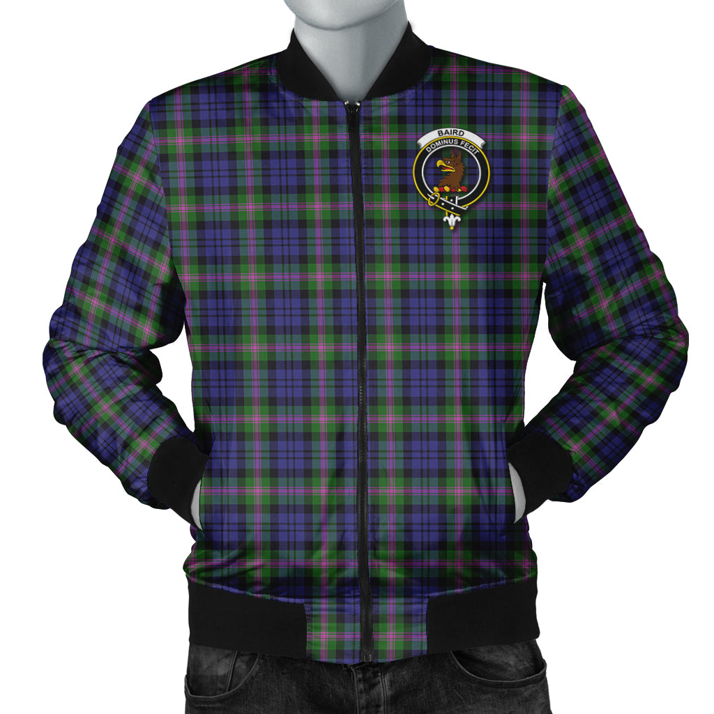 Baird Modern Tartan Bomber Jacket with Family Crest Unisex - Tartanvibesclothing