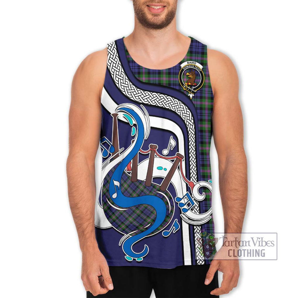 Baird Modern Tartan Men's Tank Top with Epic Bagpipe Style Men - Tartanvibesclothing Shop