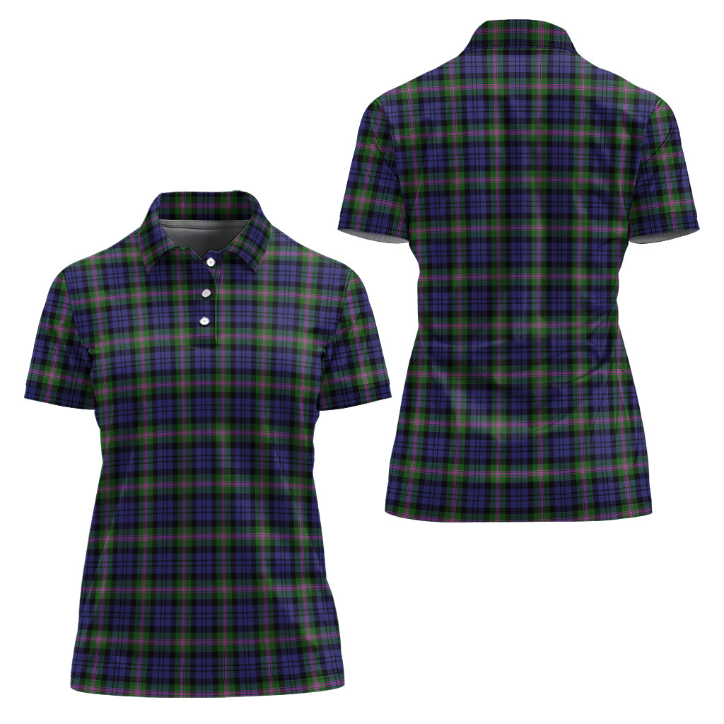 Baird Modern Tartan Polo Shirt For Women Women - Tartanvibesclothing