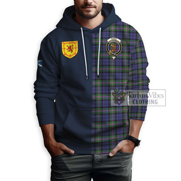 Baird Modern Tartan Hoodie Alba with Scottish Lion Royal Arm Half Style