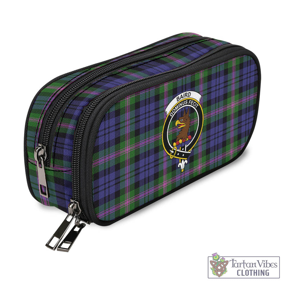 Tartan Vibes Clothing Baird Modern Tartan Pen and Pencil Case with Family Crest