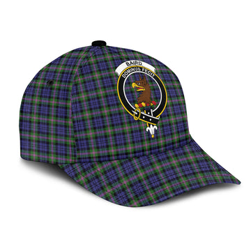 Baird Modern Tartan Classic Cap with Family Crest