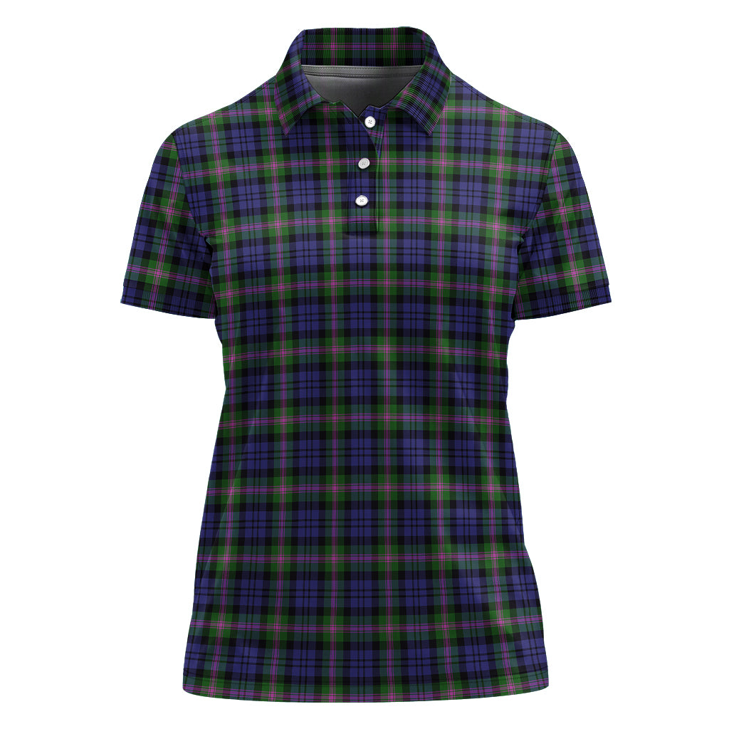 Baird Modern Tartan Polo Shirt For Women - Tartanvibesclothing