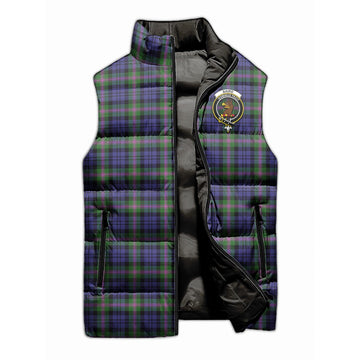 Baird Modern Tartan Sleeveless Puffer Jacket with Family Crest