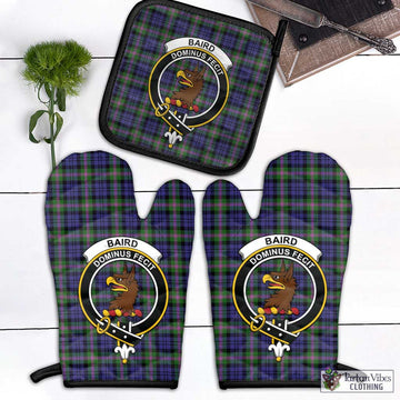 Baird Modern Tartan Combo Oven Mitt & Pot-Holder with Family Crest