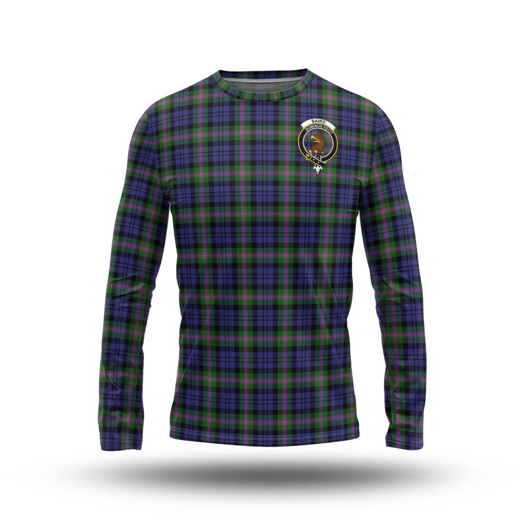 Baird Modern Tartan Long Sleeve T-Shirt with Family Crest - Tartanvibesclothing