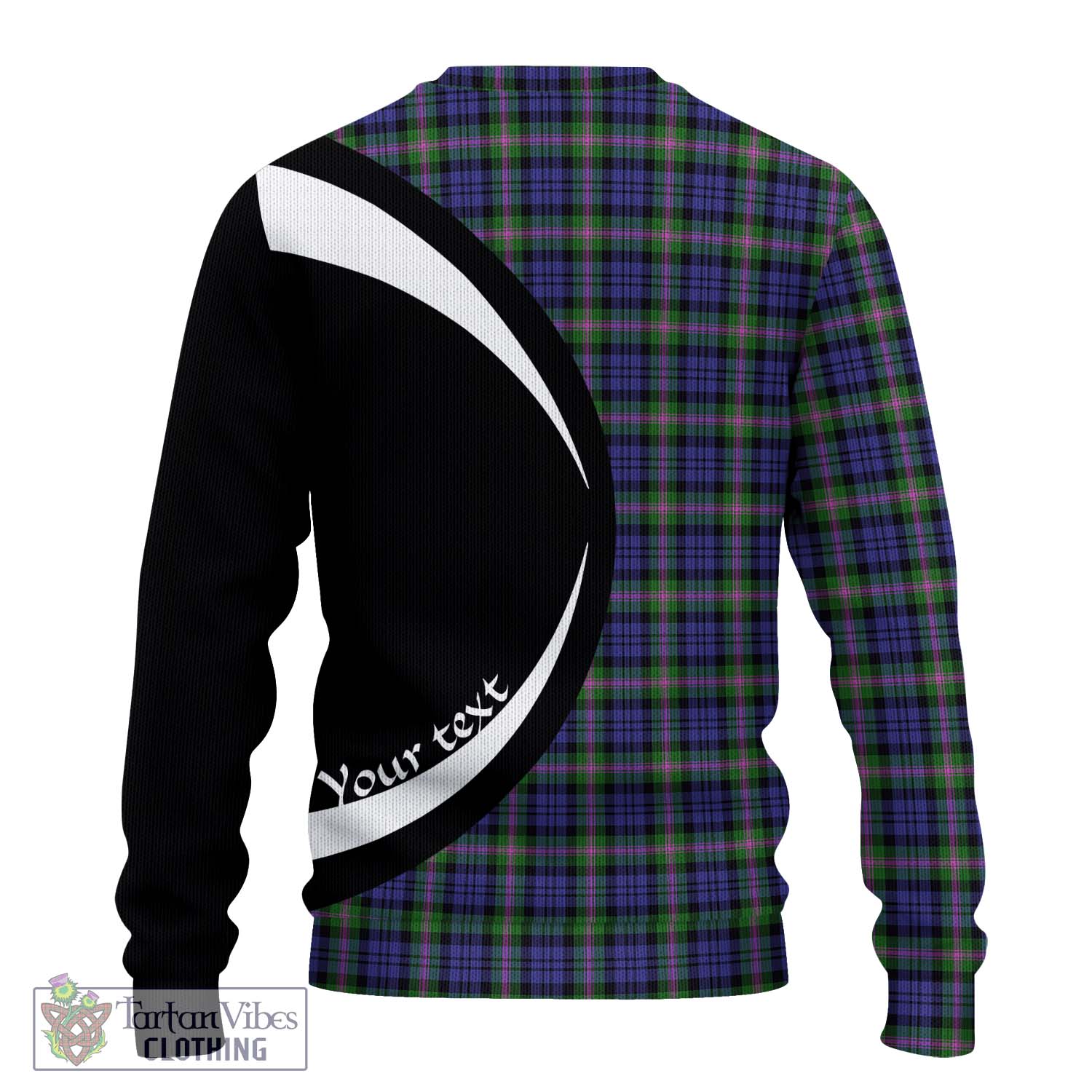 Baird Modern Tartan Ugly Sweater with Family Crest Circle Style - Tartan Vibes Clothing