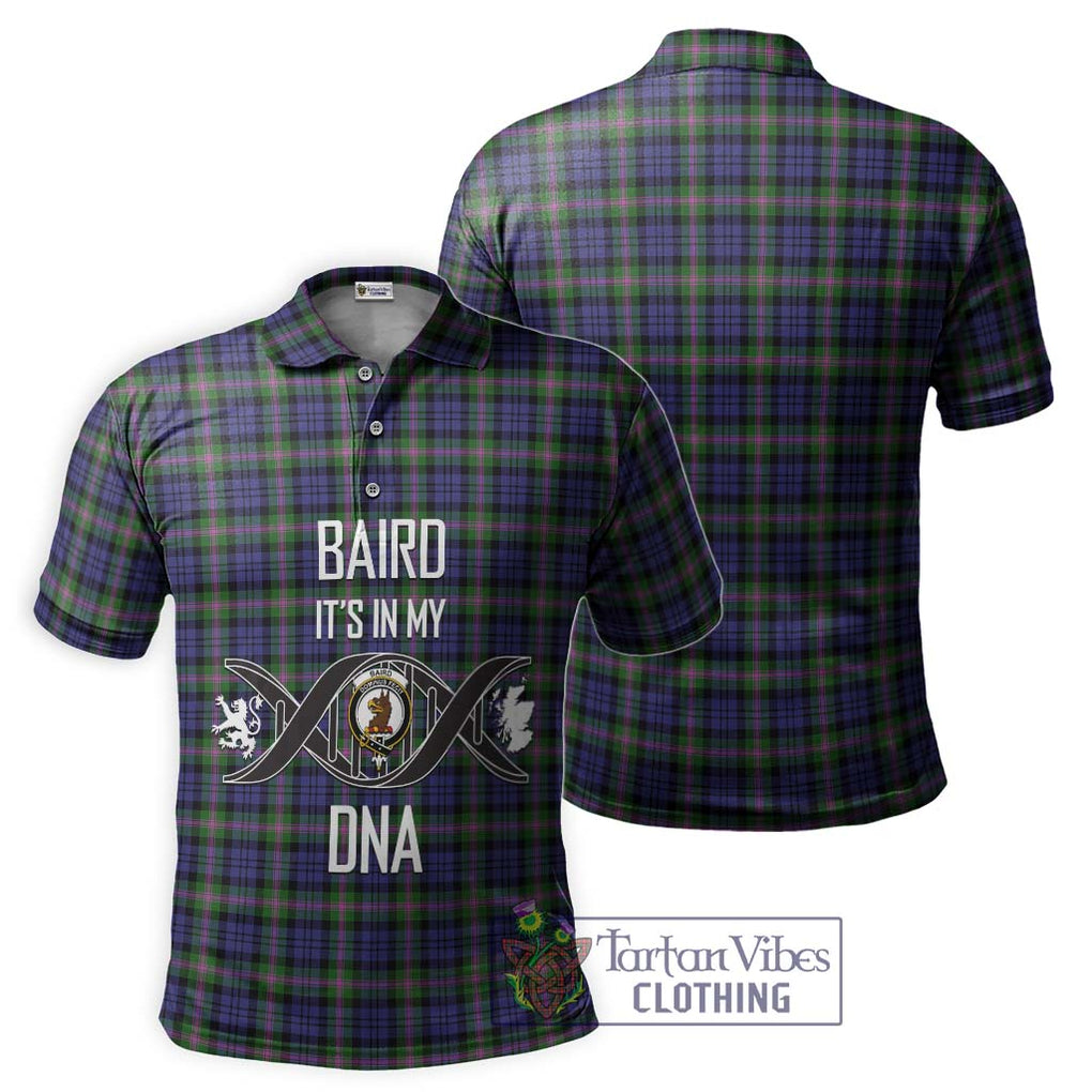 Baird Modern Tartan Polo Shirt with Family Crest DNA In Me Style - Tartanvibesclothing Shop