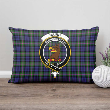 Baird Modern Tartan Pillow Cover with Family Crest