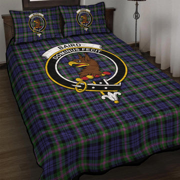 Baird Modern Tartan Quilt Bed Set with Family Crest