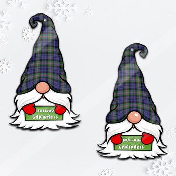 Baird Modern Gnome Christmas Ornament with His Tartan Christmas Hat