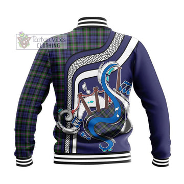 Baird Modern Tartan Baseball Jacket with Epic Bagpipe Style