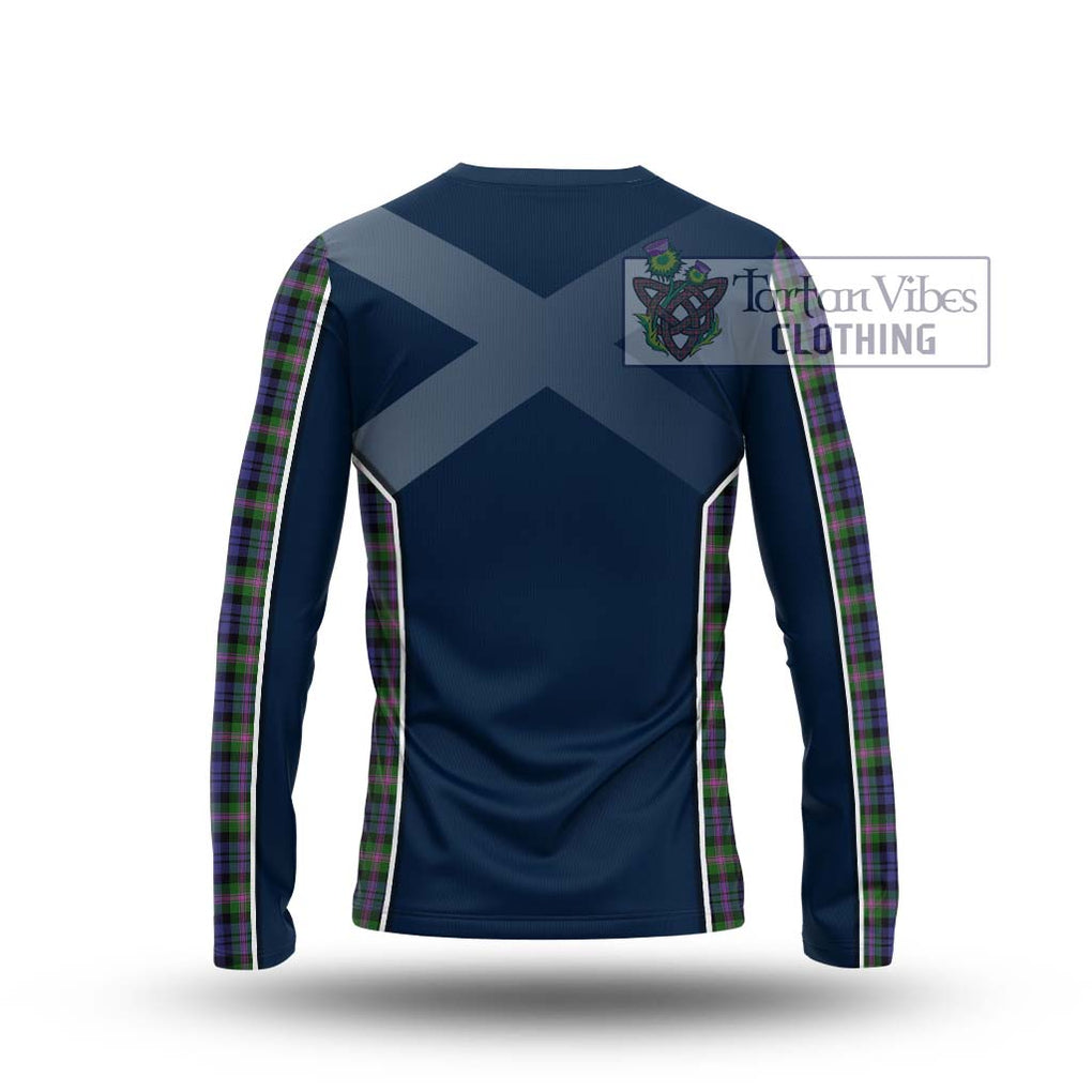 Baird Modern Tartan Long Sleeve T-Shirt with Family Crest and Lion Rampant Vibes Sport Style - Tartan Vibes Clothing