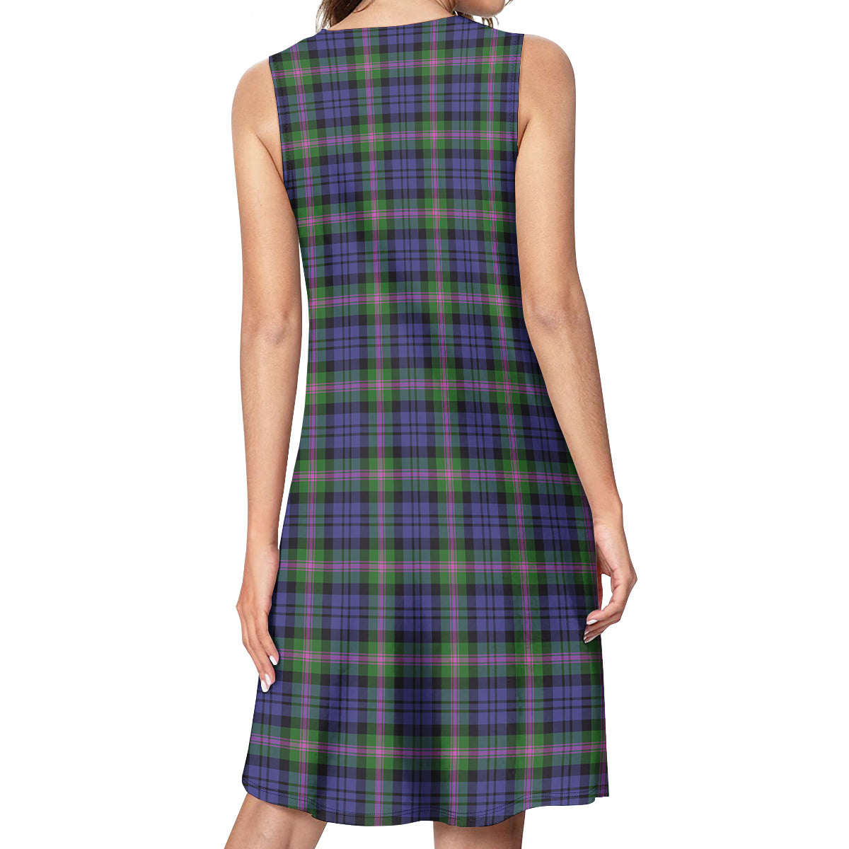 Baird Modern Tartan Womens Casual Dresses - Tartanvibesclothing