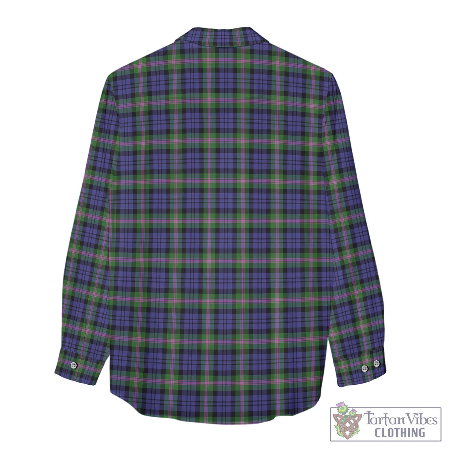 Tartan Vibes Clothing Baird Modern Tartan Womens Casual Shirt with Family Crest