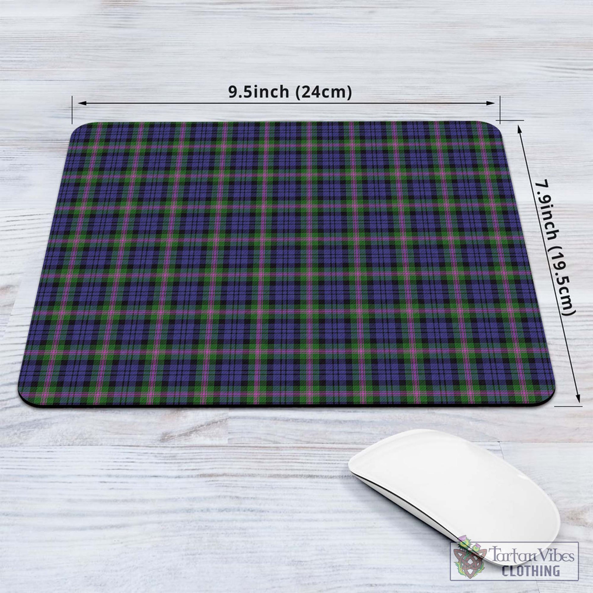 Tartan Vibes Clothing Baird Modern Tartan Mouse Pad