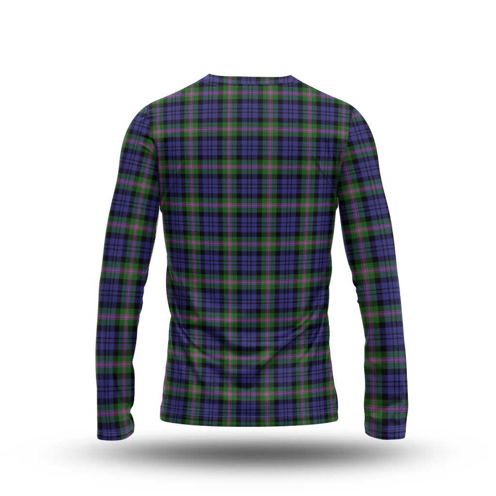 Baird Modern Tartan Long Sleeve T-Shirt with Family Crest - Tartanvibesclothing