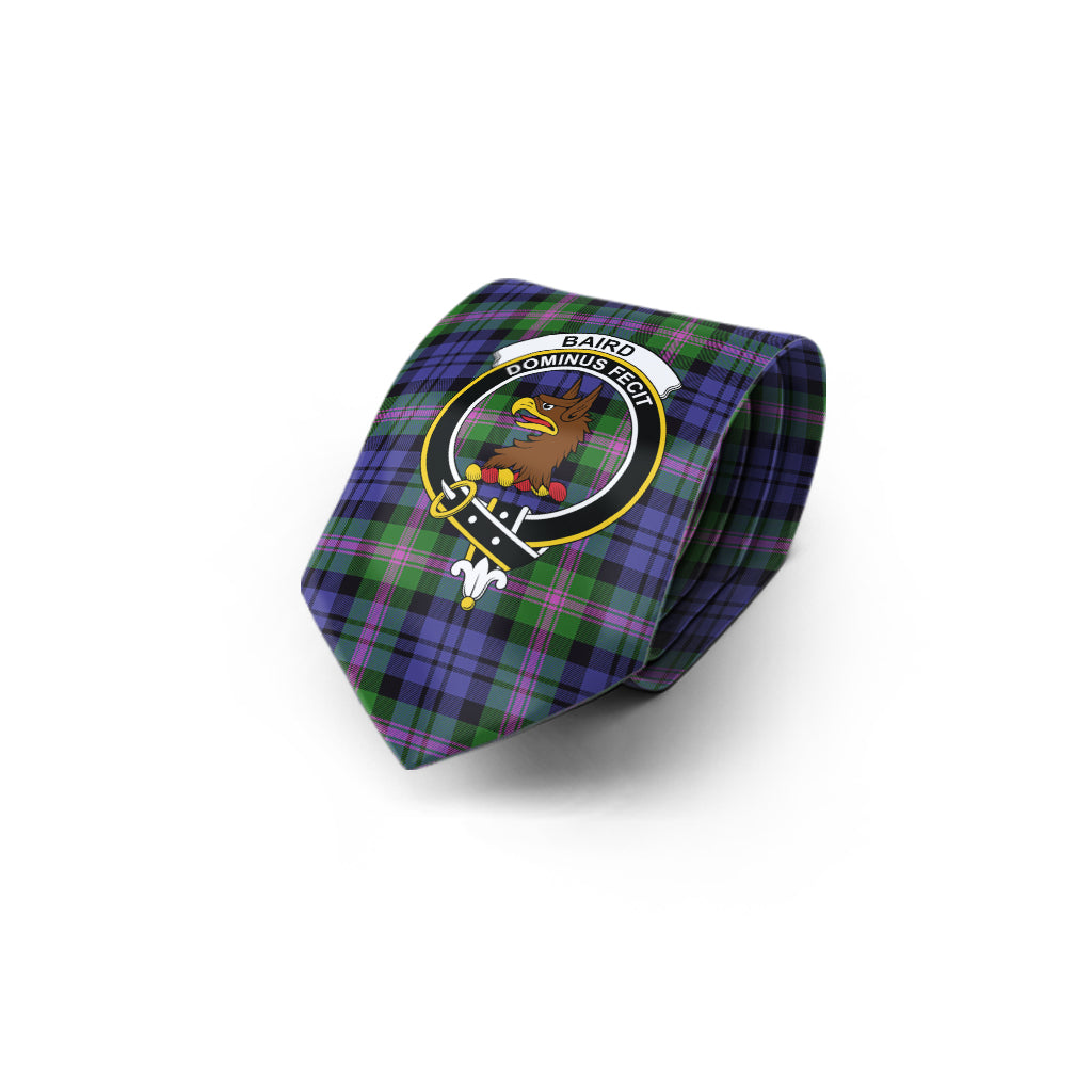 Baird Modern Tartan Classic Necktie with Family Crest - Tartan Vibes Clothing