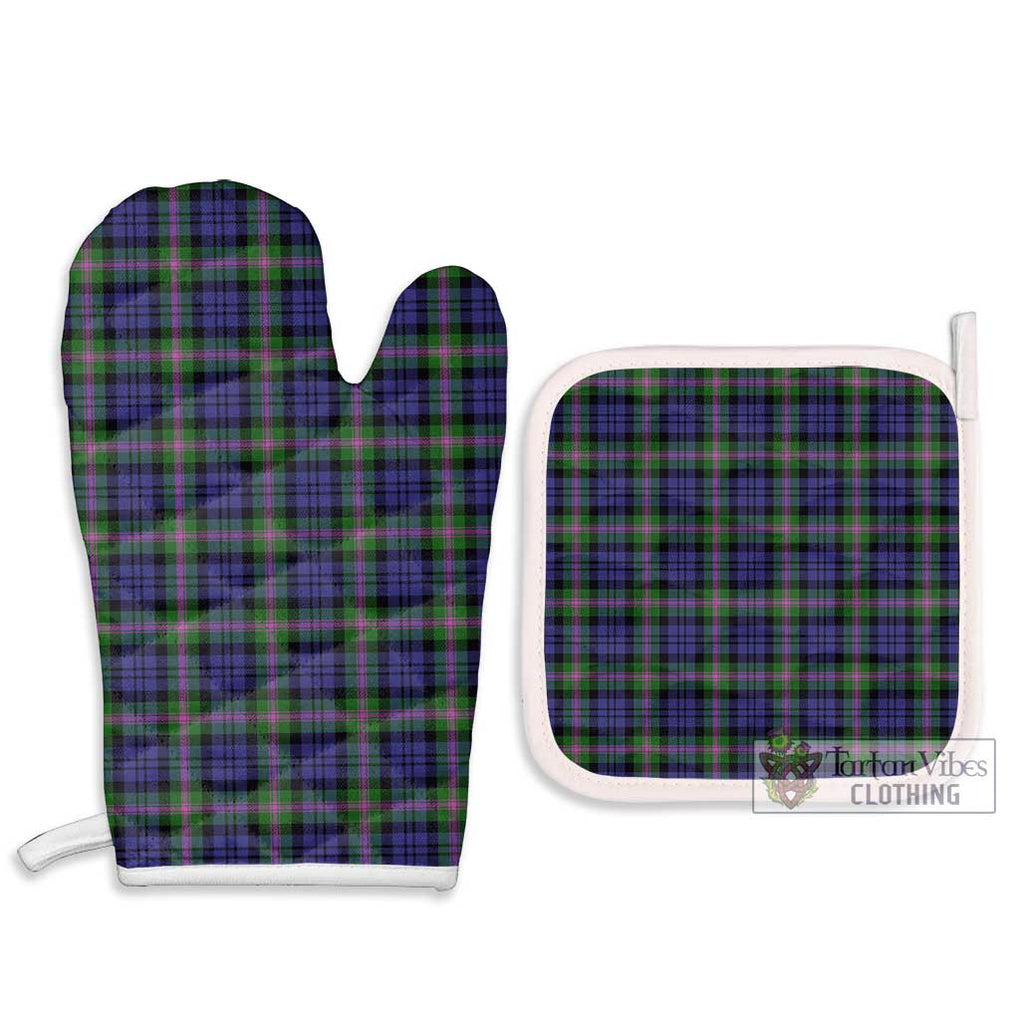 Baird Modern Tartan Combo Oven Mitt & Pot-Holder Combo 1 Oven Mitt & 2 Pot-Holder White - Tartan Vibes Clothing