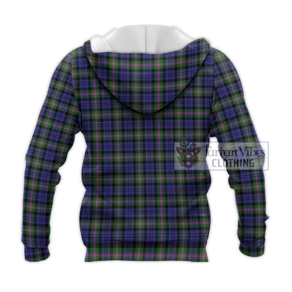 Baird Modern Tartan Knitted Hoodie with Family Crest DNA In Me Style - Tartanvibesclothing Shop