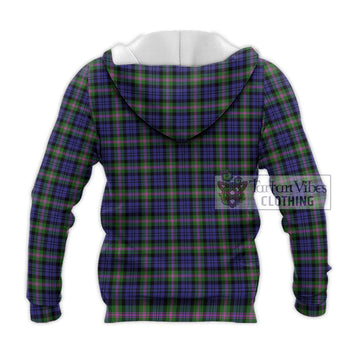 Baird Modern Tartan Knitted Hoodie with Family Crest DNA In Me Style