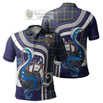 Baird Modern Tartan Polo Shirt with Epic Bagpipe Style