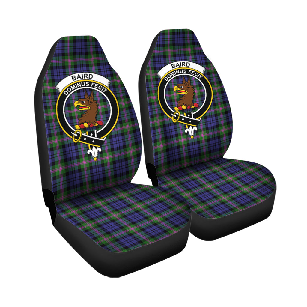 Baird Modern Tartan Car Seat Cover with Family Crest - Tartanvibesclothing