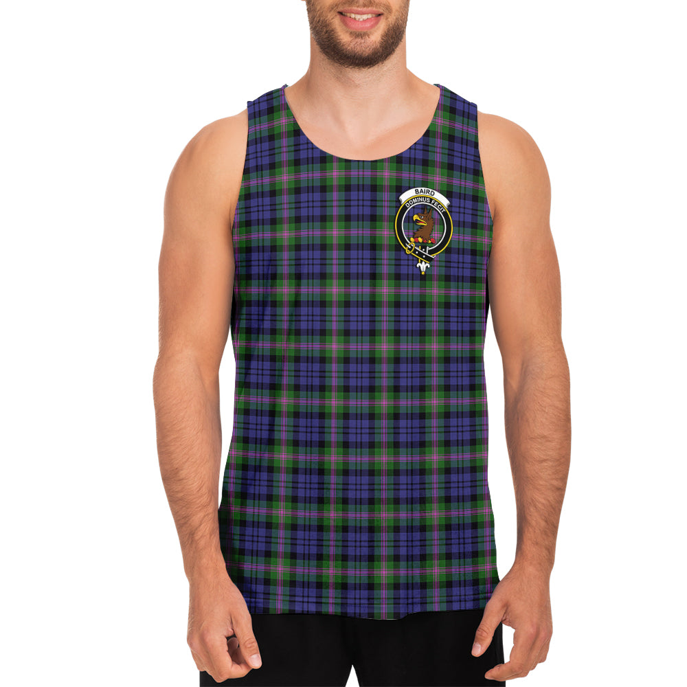 Baird Modern Tartan Mens Tank Top with Family Crest - Tartanvibesclothing