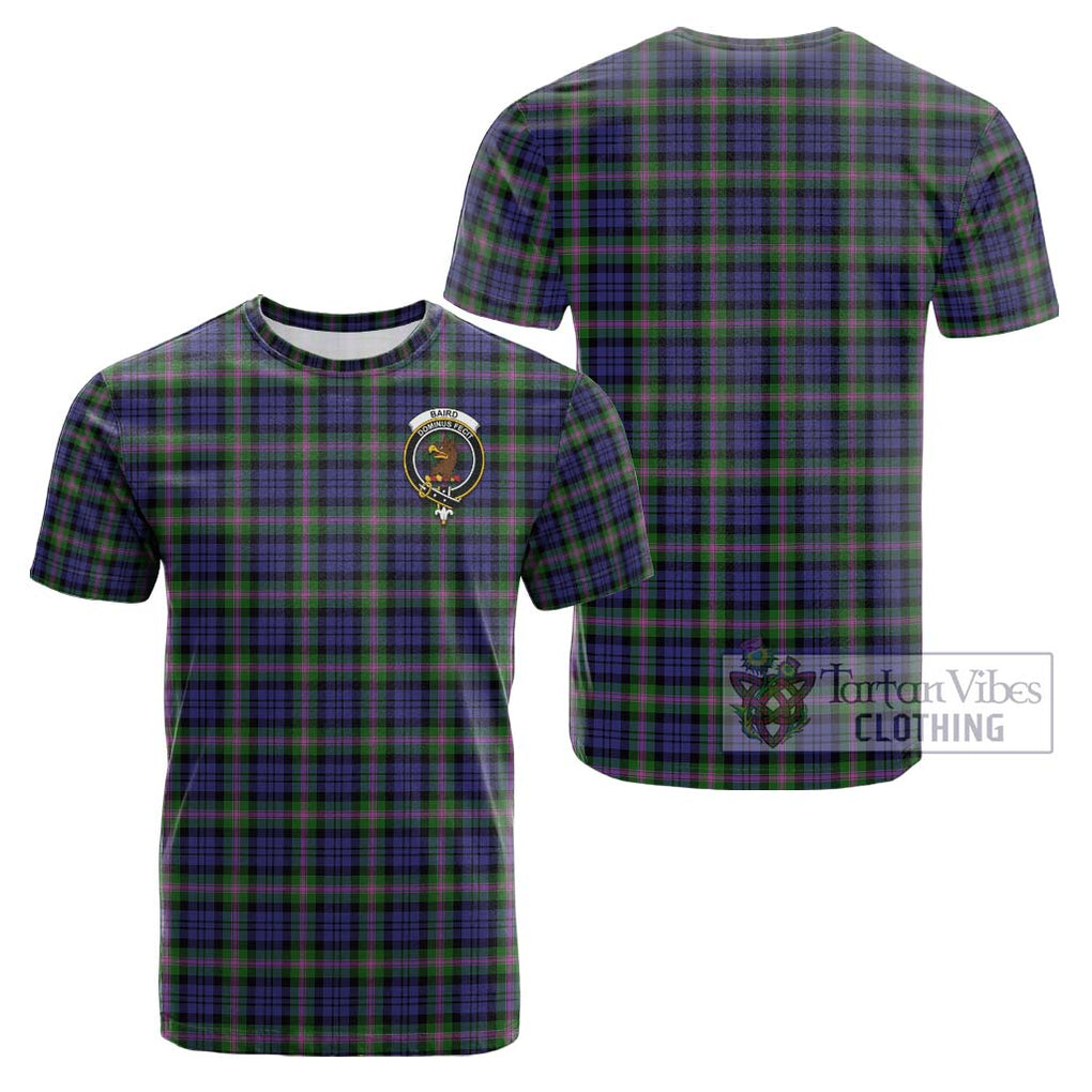 Baird Modern Tartan Cotton T-Shirt with Family Crest Kid's Shirt - Tartanvibesclothing Shop