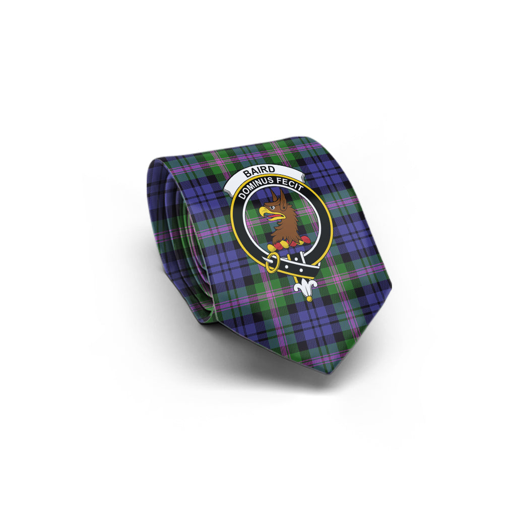 Baird Modern Tartan Classic Necktie with Family Crest - Tartan Vibes Clothing