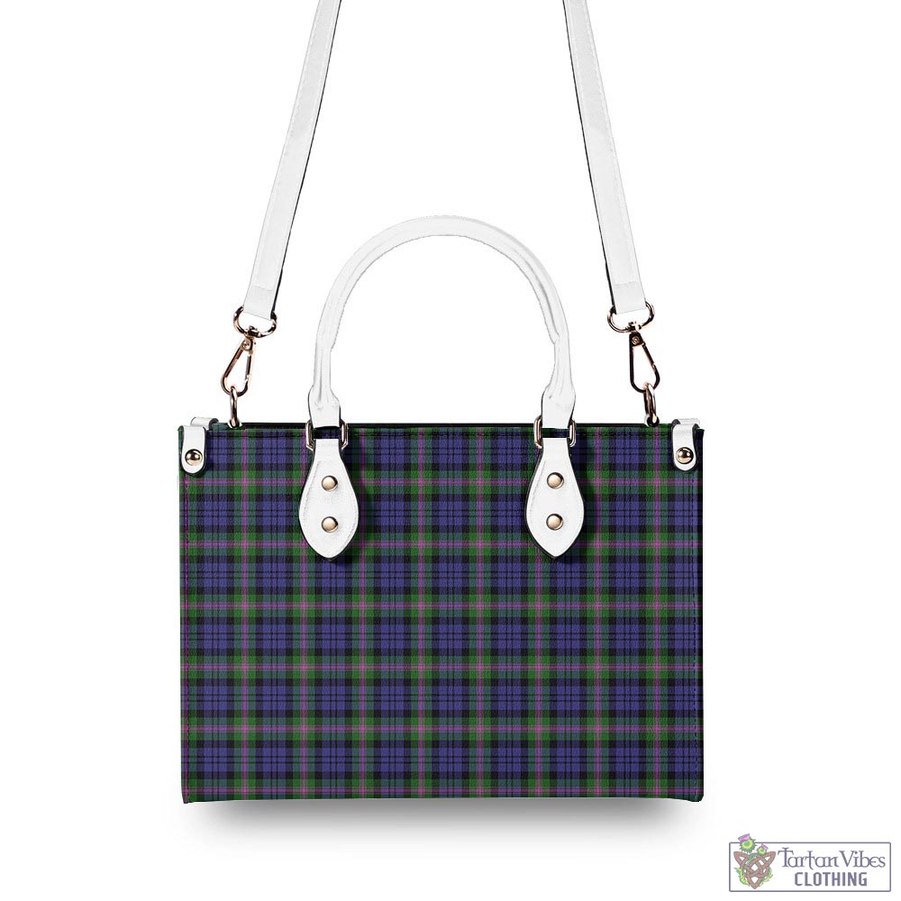 Tartan Vibes Clothing Baird Modern Tartan Luxury Leather Handbags